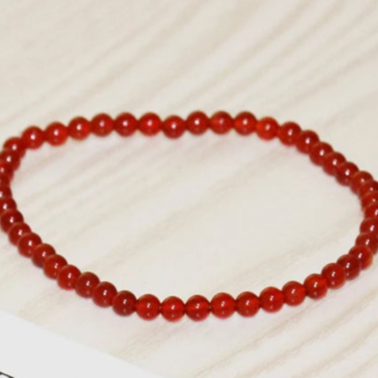 Spiritual bracelet in natural carnelian