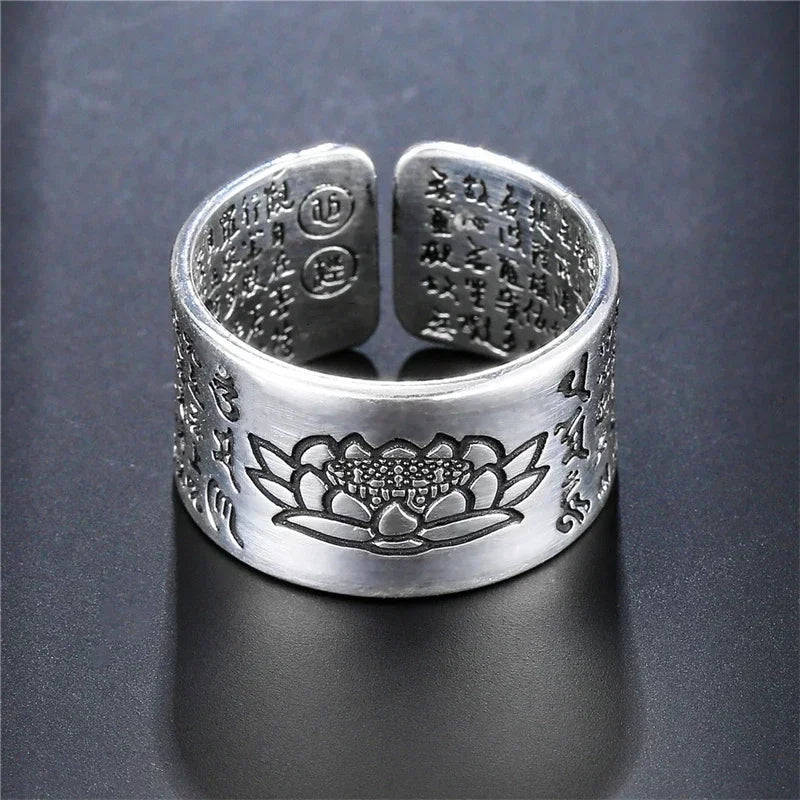 Silver Buddhist Ring