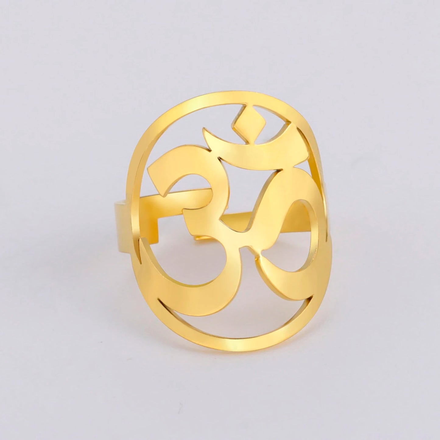 Stainless Steel Spiritual Ring