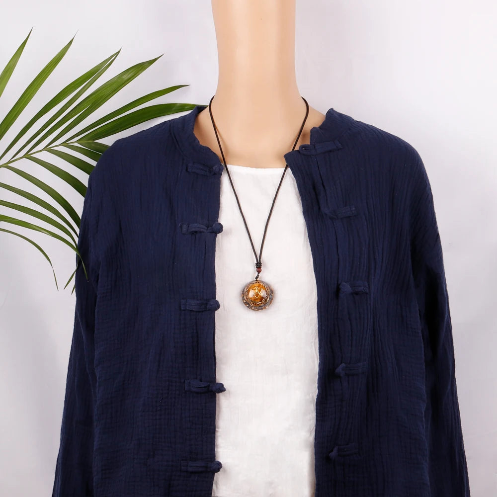 Protective pendant in sacred geometry