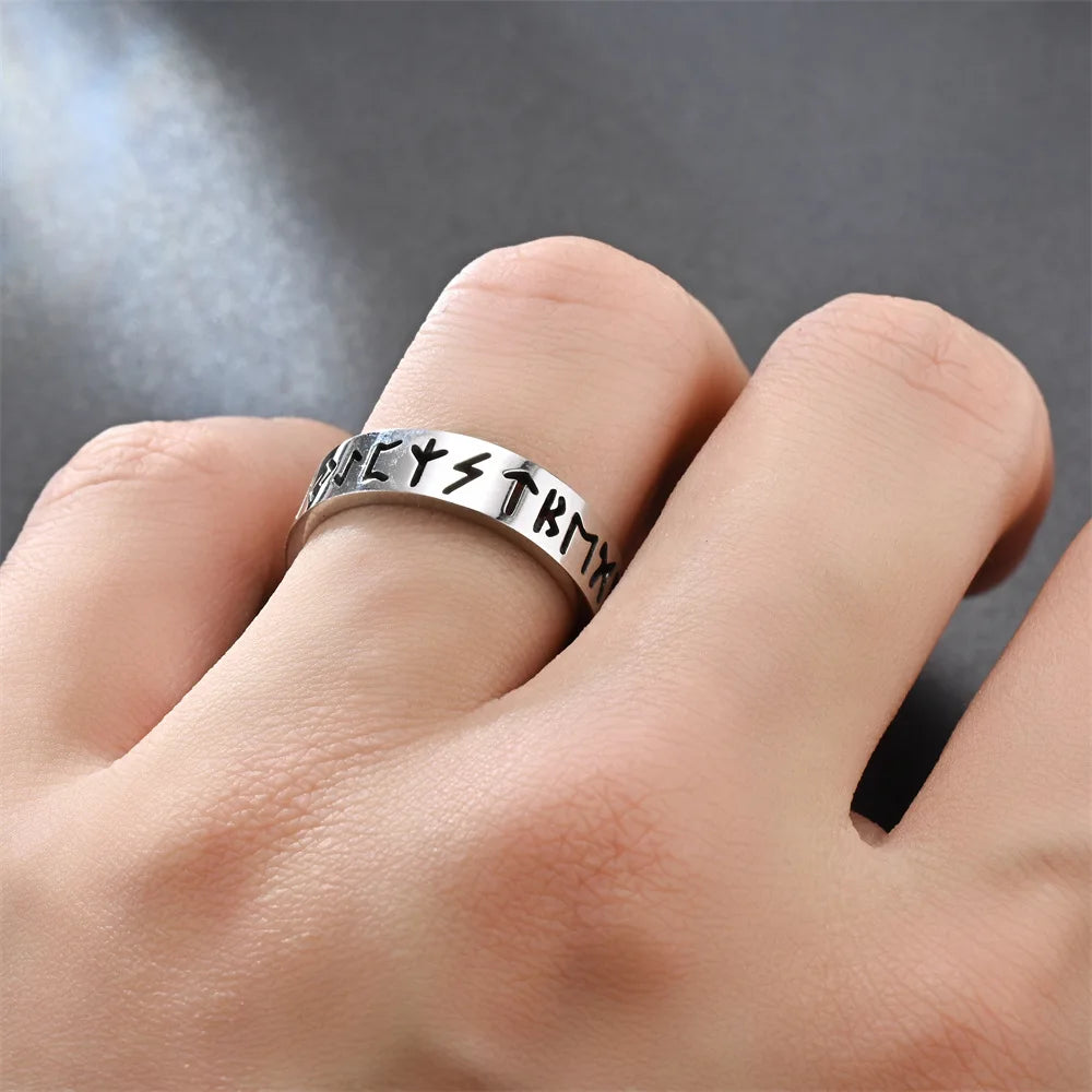 Openwork Ring in Stainless Steel