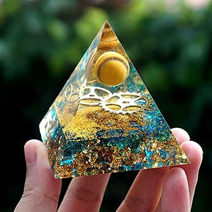 Orgonite Pyramid Yellow Jasper 