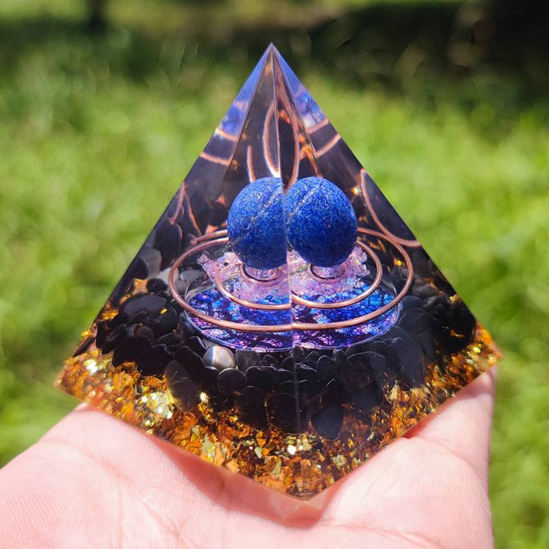 Orgonite Pyramid Lapis Lazuli 