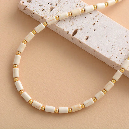 Natural pearl necklace OL 