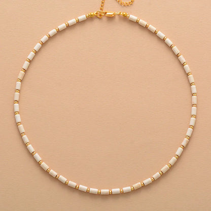 Natural pearl necklace OL 