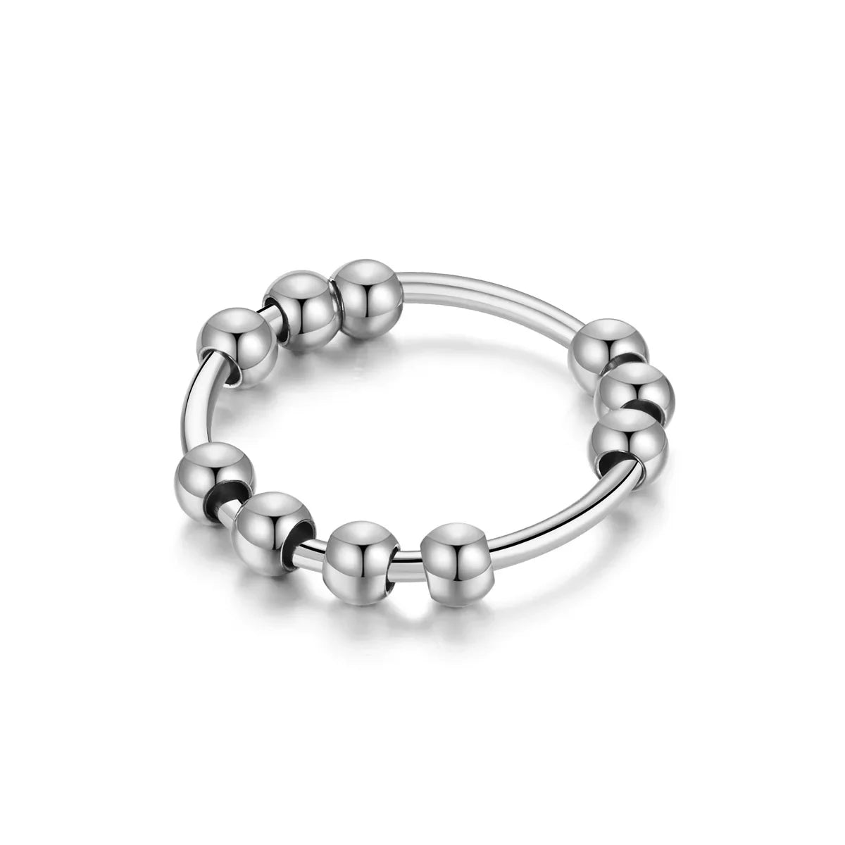Stainless Steel Pearl Ring 