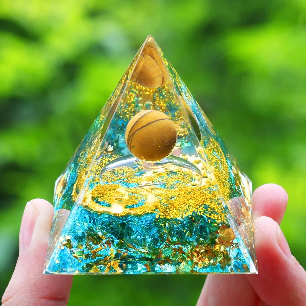 Orgonite Pyramid Yellow Jasper 