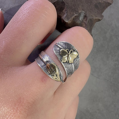 Butterfly ring - elegance and finesse 