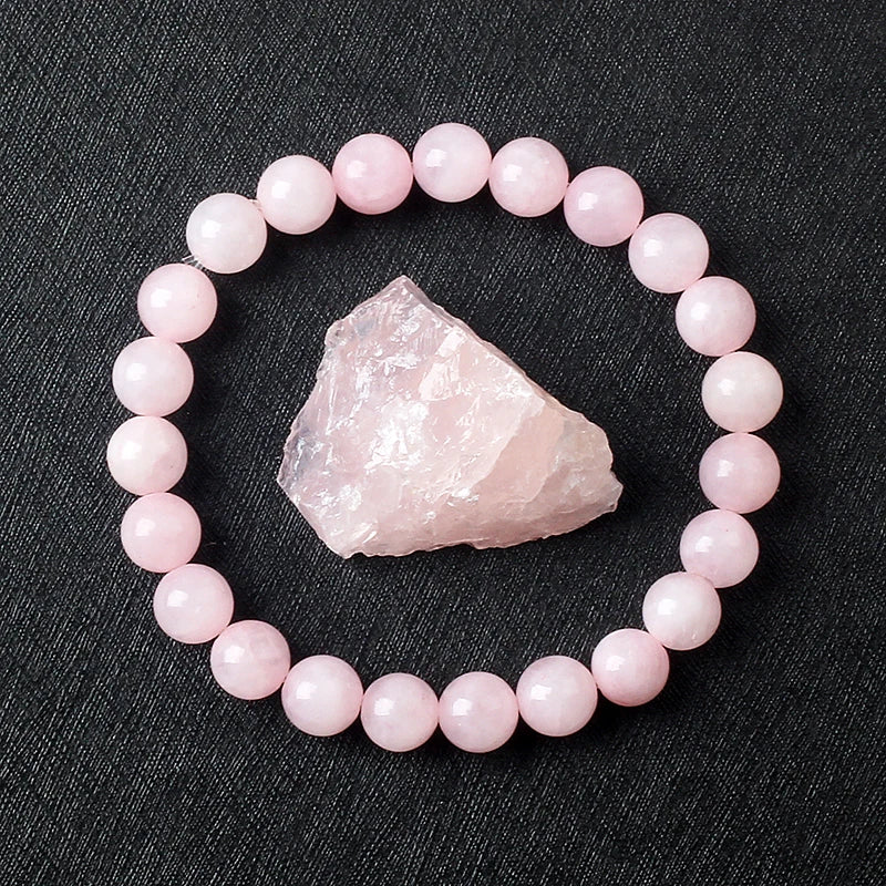 Spiritual bracelet in rose quartz 