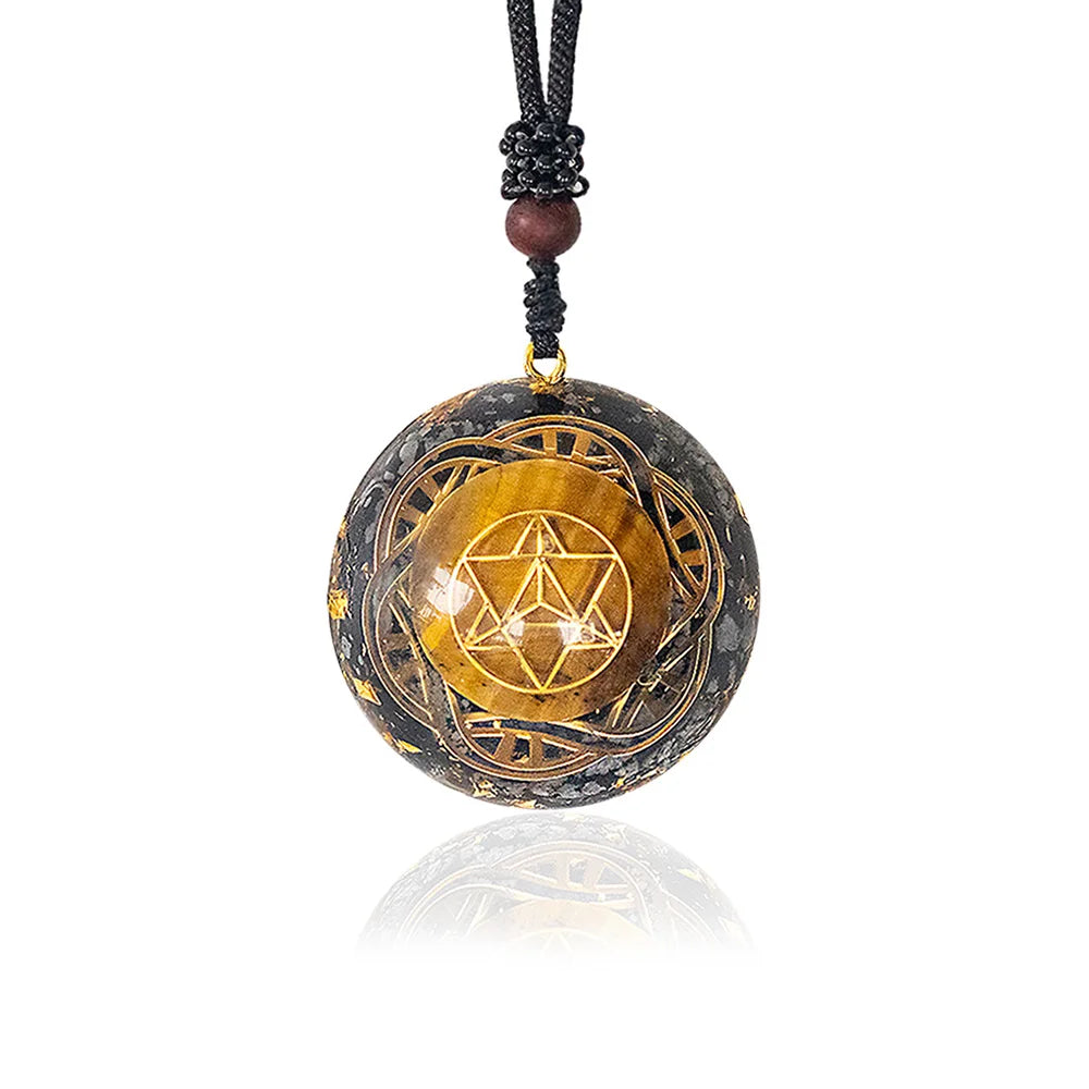 Protective pendant in sacred geometry 