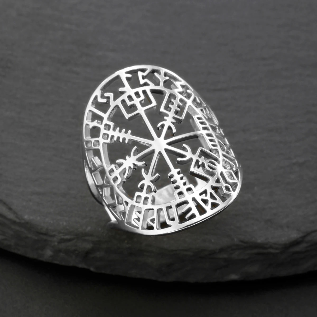 Viking Ring in Stainless Steel 