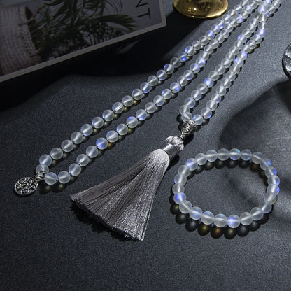Ensemble zen en perles de cristal