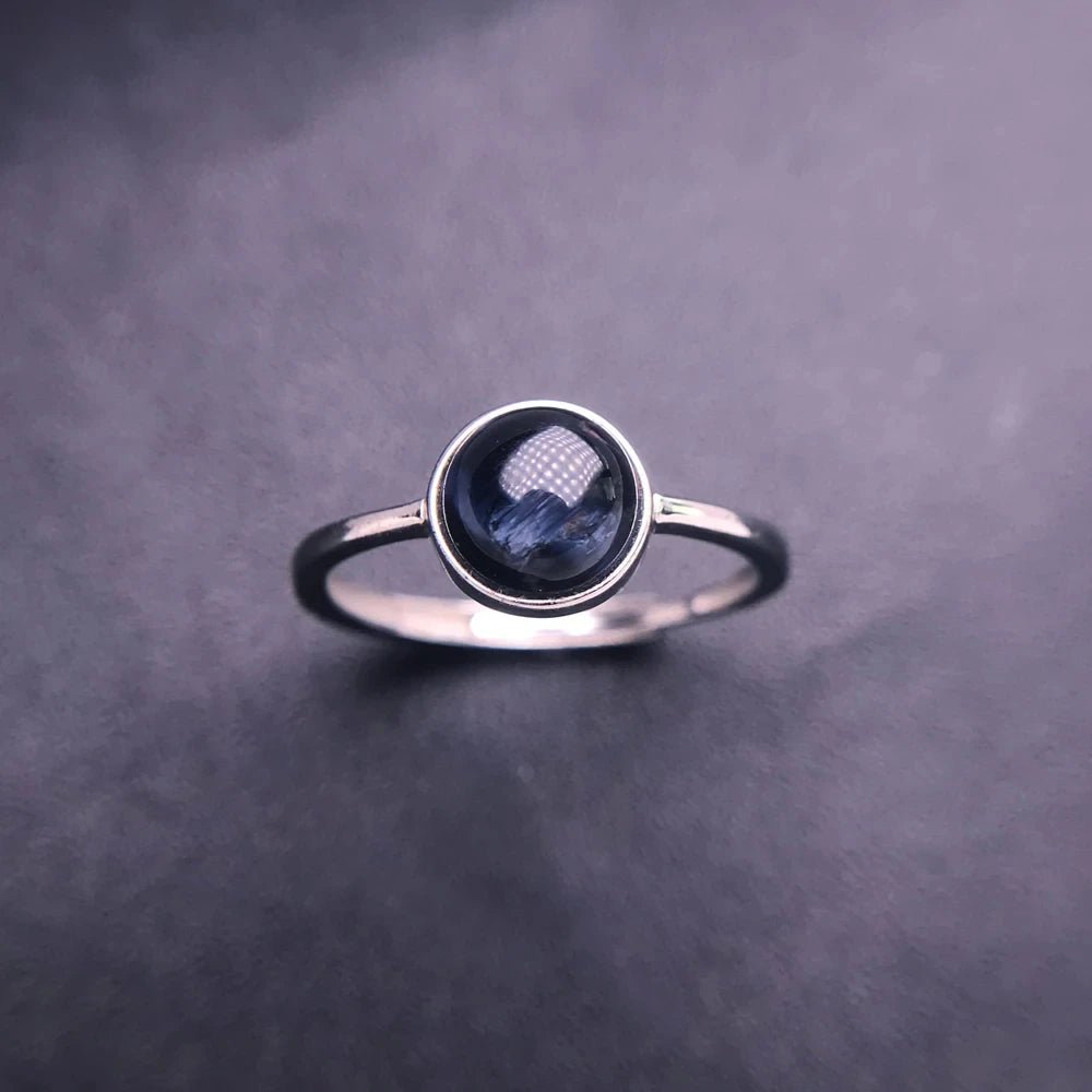 Mystical ring in pietersite from Namibia 