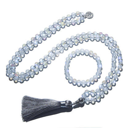 Ensemble zen en perles de cristal