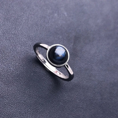 Mystical ring in pietersite from Namibia 