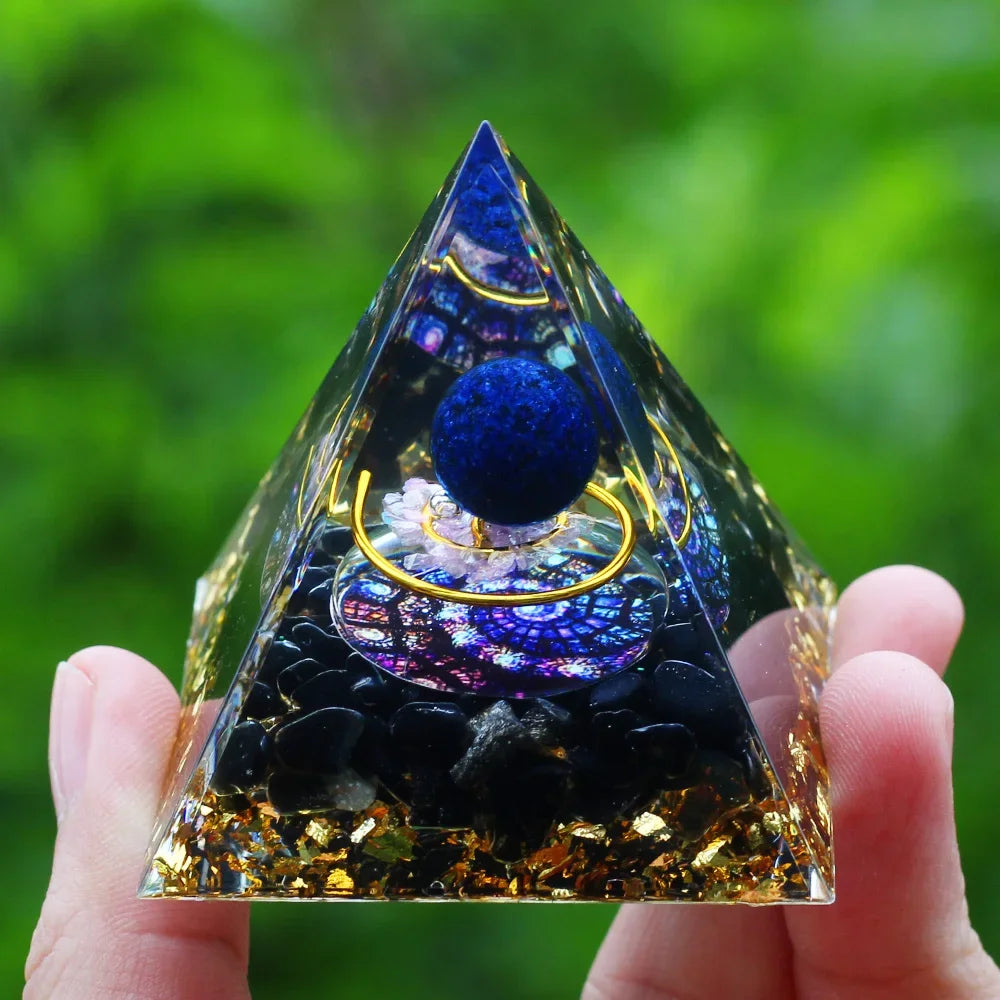Orgonite Pyramid Lapis Lazuli 