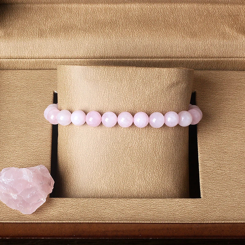 Spiritual bracelet in rose quartz 