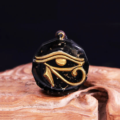 Ancient Egyptian pendant in orgonite 