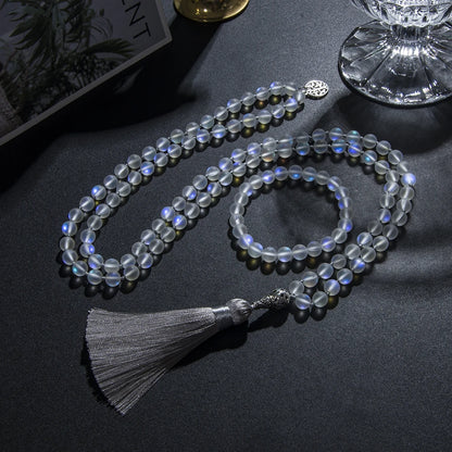 Ensemble zen en perles de cristal