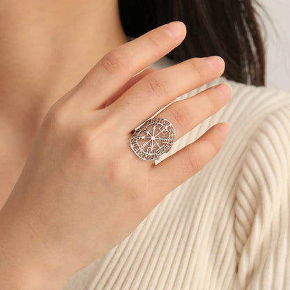 Viking Ring in Stainless Steel 