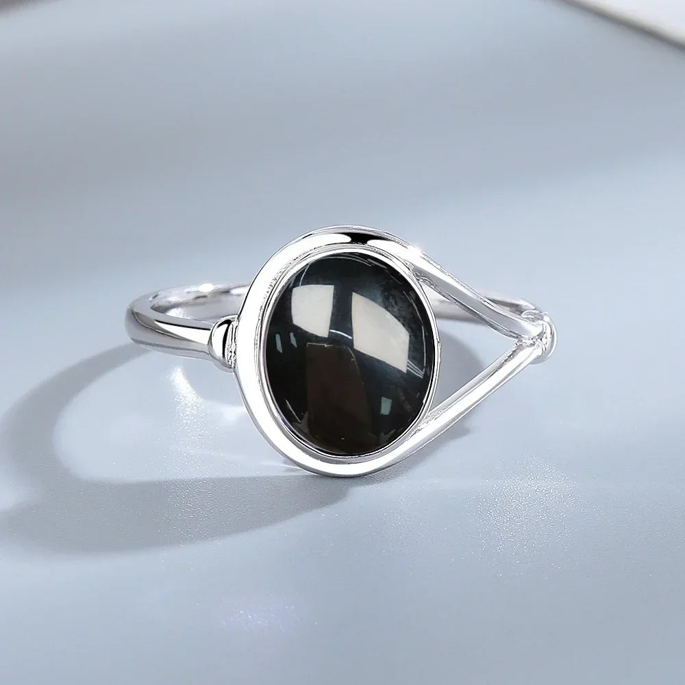 Mystical Round Stone Ring 