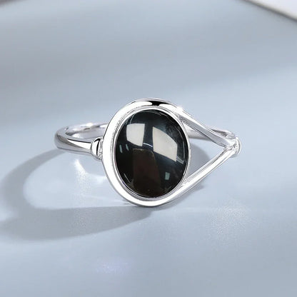 Mystical Round Stone Ring 