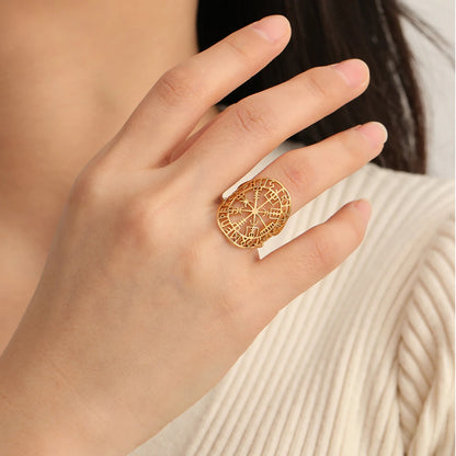 Viking Ring in Stainless Steel 